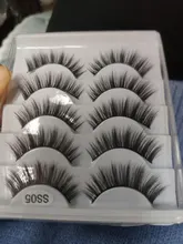 SEXYSHEEP-pestañas postizas de visón 3D, 5 pares, gruesas, naturales, hechas a mano, suaves, maquillaje, extensión de pestañas