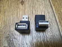 90-Degree Adapter Stable-Performance Female Usb-2.0 Connecter Below/above-Angle Laptop