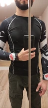 Camiseta con estampado 3D de lobo para hombre, medias de compresión para correr, camiseta transpirable de manga larga, ropa deportiva Rashgard para gimnasio y ciclismo