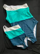 PatPat-traje de baño de una pieza con un hombro a juego, novedad, verano, 2021