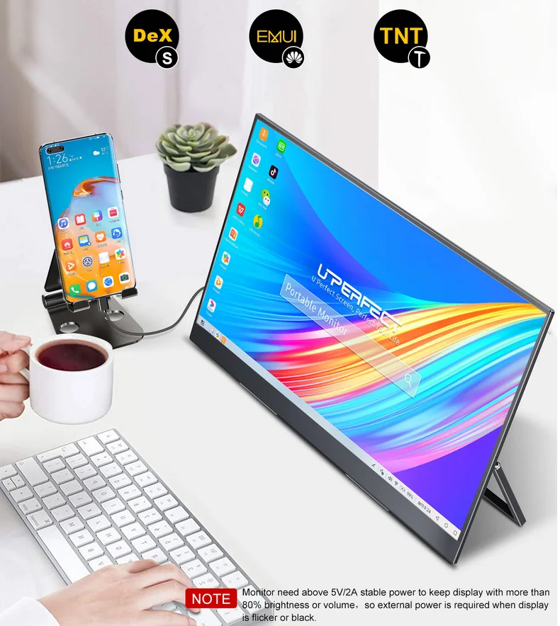 Монитор EYOYO портативный HDM 15 6 дюйма 1920x1080 HDR для ноутбуков ПК | Безопасность и