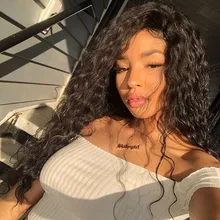 Extensiones con ondas al agua para mujeres negras, extensiones de pelo ondulado brasileño de 1, 3 y 4 ondas al agua, 30 pulgadas, extensiones de cabello humano