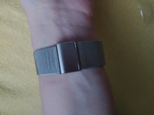 Milanese-Correa de acero inoxidable Universal para reloj, pulsera de Metal, Negro, Rosa y dorado, 12mm, 14mm, 16mm, 18mm, 20mm, 22mm y 24mm