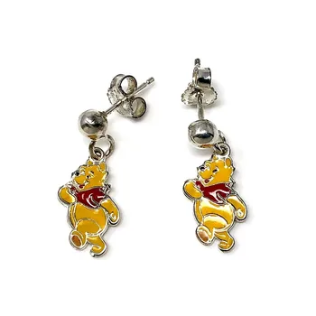 

Sterling silver earrings bear 925m yellow T-shirt [AB9116]