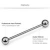 G23 Titanium Industrial Straight Barbells Ring Tongue Ring Bar Piercings Earring Piercing Nipple Rings Titanium Piercing Jewelry ► Photo 2/6