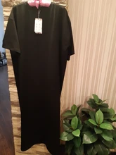 Casual Dress Short-Sleeve Maxi Befree Black Plus-Size Cotton Women Ladies Xxxl 4xl 5xl