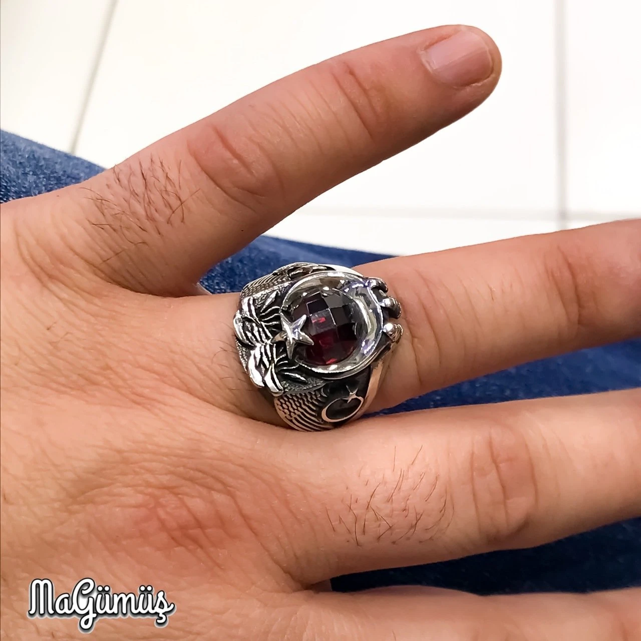 メンズ双頭リング イーグル ムーン スターズチュ シルバー Rings Aliexpress メンズ双頭リング イーグル ムーン スターズチュ シルバー Rings Aliexpress