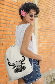 

Angemiel Bag Gas Masker Bull Cloth Backpack