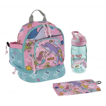 

LAKEN Picnic Set child backpack small child water bottle 450 ml Tritan snack bag thermal bag nursery