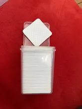 NEWCOME-limpiador de pegamento para extensión de pestañas, almohadillas de algodón para quitar papel, sin pelusa, toallitas de limpieza de pegamento no tejido, herramienta de maquillaje, 200 Uds.