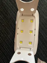 XZMUV-minisecador de uñas portátil, lámpara de manicura de 6 LED UV, Cable USB, para uso doméstico, 6W