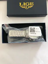 LIGE-reloj analógico de acero inoxidable para hombre, accesorio de pulsera de cuarzo resistente al agua con cronógrafo, complemento masculino deportivo de marca de lujo con diseño moderno, 2021