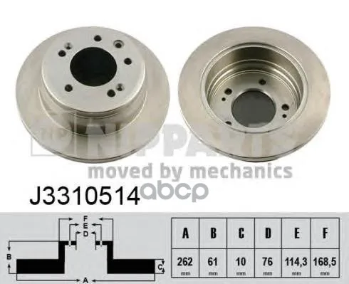 Диск Тормозной J3310514 Nipparts арт. J3310514