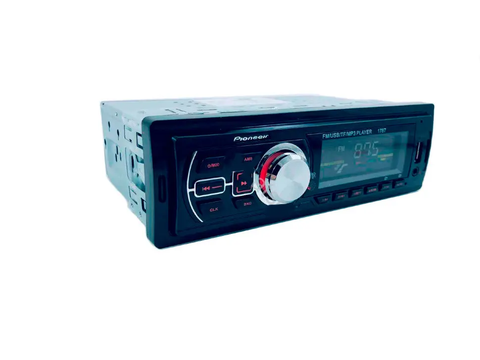 Автомагнитола Pioneeir Ok 1787 MP3 USB MMC SD AUX 1DIN 4*50W FM Радио 12В Пульт LED подсветка