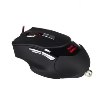 

MOUSE MARS GAMING MM3 - SENSOR LASER-1000-16400DPI-10 PROGRAMMABLE BUTTONS-6 COLORS CUSTOMIZABLE-USB CORD 1.8 MET