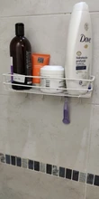 Suction-Basket-Organizer Storage-Rack Iron Punch-Free-Shelf Bathroom Kitchen Metal Home-Corner
