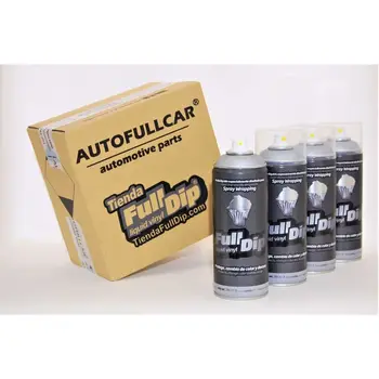 

PACK 4 wheels SPRAYS FULLDIP ALUMINUM METALLIZED plastidip VINYL LIQUID