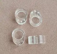 Door-Stopper Buffer Furniture-Protective Bumper-Walls Transparent Silica-Gel 4pcs