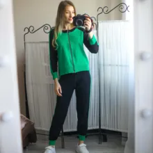 Tracksuits Women Cardigan Sweater Waist-Pants Spring Two-Piece-Sets Knitted White Fashion