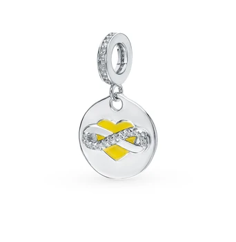 

Silver Pendant with cubic zirconia and enamel sunlight sample 925