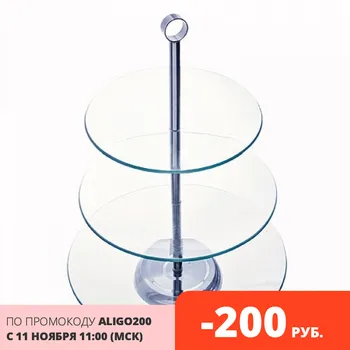 

Vase candy 3-tier glass Loraine 28566