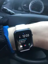 Cristal + cubierta para carcasa de reloj Apple iWatch, parachoques de fibra de carbono + Protector de pantalla Apple watch series 5 4 3 44mm 40MM 38mm 42MM