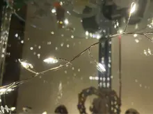 Lights Led-String Battery-Operated Firecracker Fairy Party Copper-Wire Christmas-Window