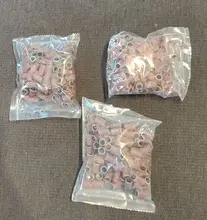 100 Uds 80 /120/180 para bandas de limado de manicura Gel eliminador de esmalte herramienta accesorio para máquina de clavos eléctrica taladro clavo Bits