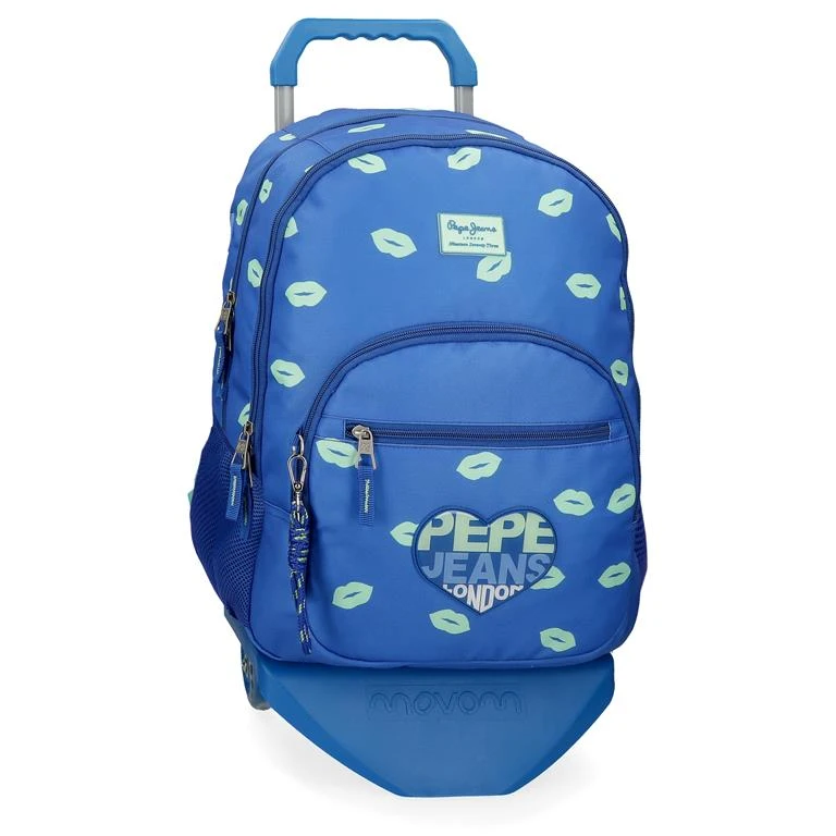 Pepe Jeans Mochila de 32 cm x 44 cm x 22 cm en Poliéster. Azul| | - AliExpress