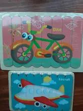 Matching Puzzle Toy Jigsaw-Bar Stacking Montessori Wooden Early-Educational Creative-Story