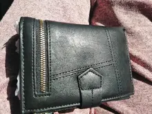 Wallet Short Clutch Small Fashion Lady Pu Solid Hasp Women Matte