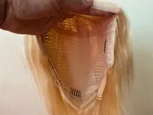 Peluca Bob 13x1 1B 613 cabello humano liso brasileño con encaje frontal, rubio miel degradado, Remy corto prearrancado para mujeres negras