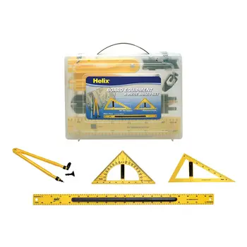 

Maped 935915 briefcase with Set of lines, rulers and teams pens