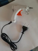 Pistola de pegamento de fusión en caliente Industrial, Mini herramienta de reparación neumática de temperatura térmica eléctrica de 20W con enchufe europeo y estadounidense de CA 110V-220V