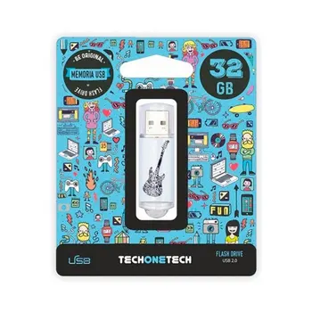 

PENDRIVE 32GB TECH ONE TECH CRAZY BLACK GUITAR