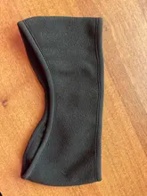 Diadema con hueco para cola de lana para mujer, banda para el sudor cálida, resistente al viento, para Yoga, correr, Fitness