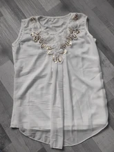 Chiffon Shirt Blouses Tops Blusas XXXXXL White Plus-Size Ladies Sleeveless Feminino 5xl 6xl