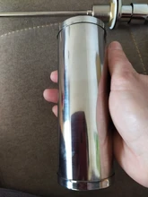 Liquid-Soap-Dispenser Bottle Sink Pump Stainless-Steel Complete Kitchen Counter Deck