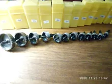 ¡12 Uds! Juego de Brocas HSS de 15-50mm, sierras de agujeros, Kit de perforación, herramienta de mano para cortar madera, acero inoxidable, aleación de Metal