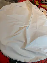 Almohada de bebé posando para recién nacido, PUF infantil de 36x14 pulgadas, funda de sofá, posicionador profesional, PUF redondo, foto