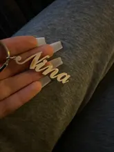 Llaveros personalizados de acero inoxidable para hombre y mujer, llaveros personalizados con esculturas con placa de nombre, regalos únicos de San Valentín