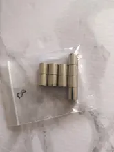 5 Juegos de cierres magnéticos para fabricación de joyas, 3, 4, 6, 7, 8, 10, 12, 14 y 15mm, cordón de cuero, Conector de collar, tapa final, accesorio DIY