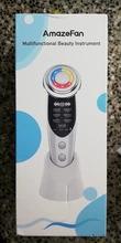 AmazeFan7in1RF y EMS-electroporación de mesoterapia, rejuvenecimiento de la piel facial, eliminación de arrugas, radiofrecuencia