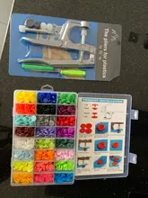Juego de botones a presión de plástico T5 con alicate para sastre familiar, kit de herramientas, contenedores organizadores de costura de fácil sustitución de broches, DIY, por 360 uds.
