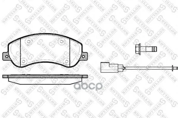1261 002-Sx_=1250 02 [1433952]!Колодки Дисковые П Ford Transit