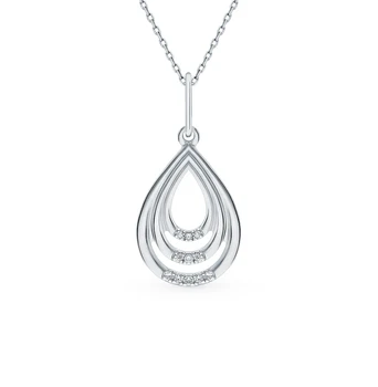 

Silver Pendant with cubic zirconia sunlight sample 925