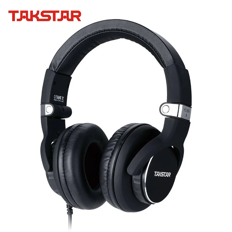 

TAKSTAR HD5800 MFi Professional Recording Monitor Headphones with Microphone Dynamic Music Headset for iPad iPhone PC