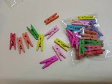 Clips de madera hechos en China, Clips de 25mm, 35mm, 45mm, 60mm y 72mm de Color, pinzas para fotos, pinza de ropa artesanal, Clips de decoración para escuela y oficina