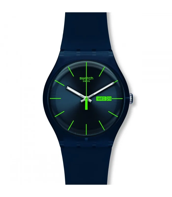 Часы swatch BLUE Rebel New Gent 41 мм SUON700
