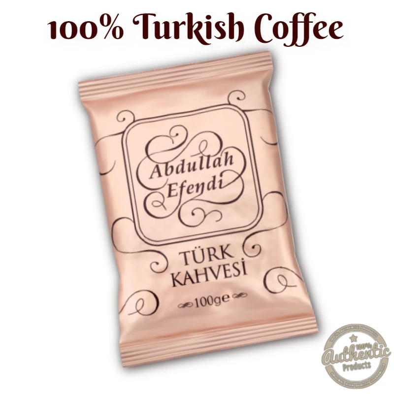 Turkish coffee 3 Pack of 100 gr prepared using very finely ground coffee beans unfiltered taste the real coffee